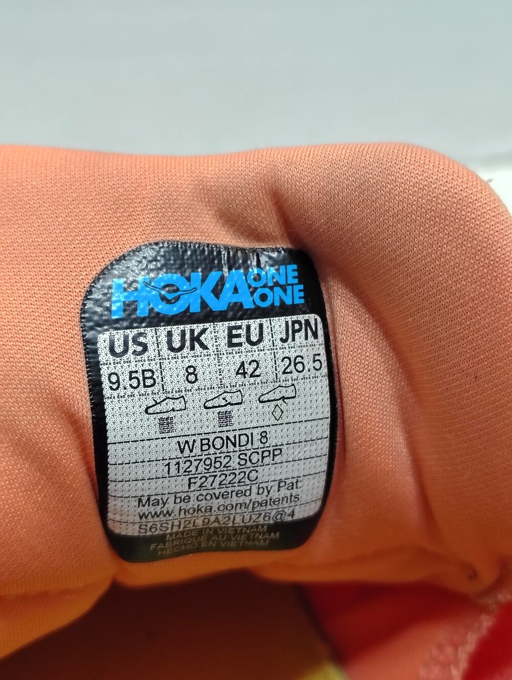 Hoka One One Bondi 8, Women Shoes # 9.5 US - Picture 6 of 12